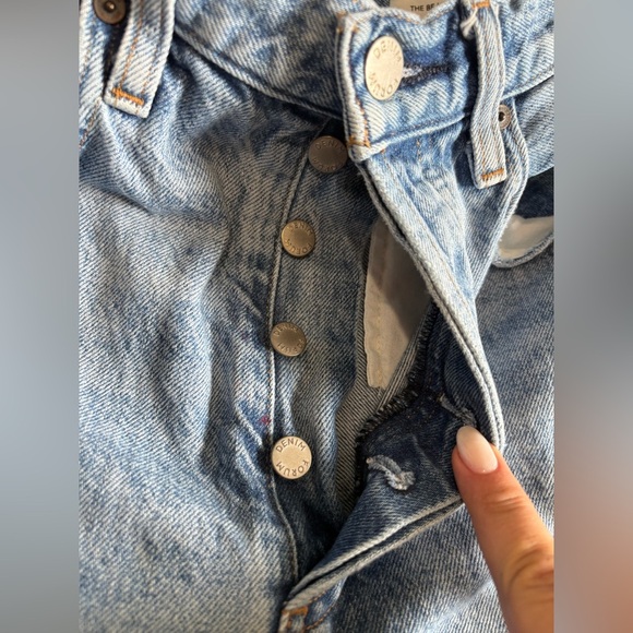 Denim Forum Aritzia the bf high rise jeans size 29/28 light wash - Picture 7 of 12